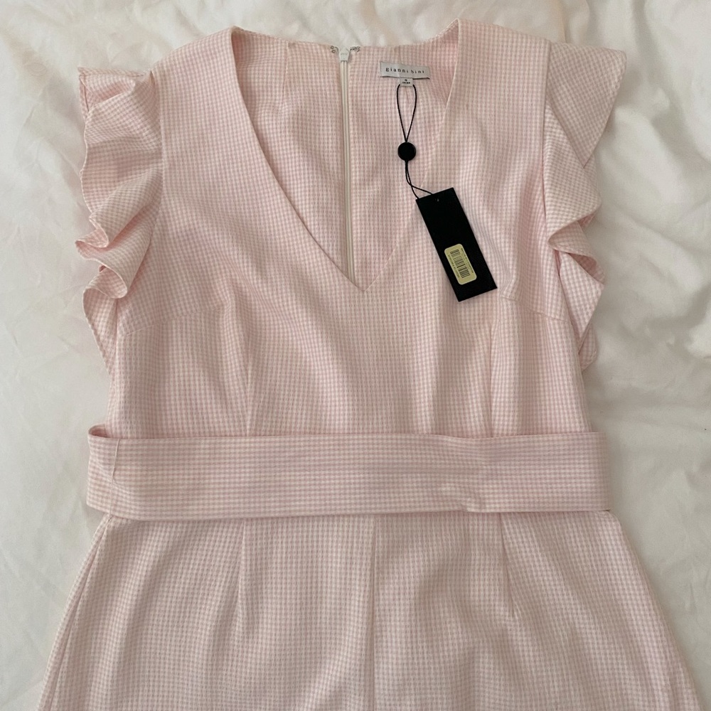 Brand new Gianni Bini pink and yellow romper